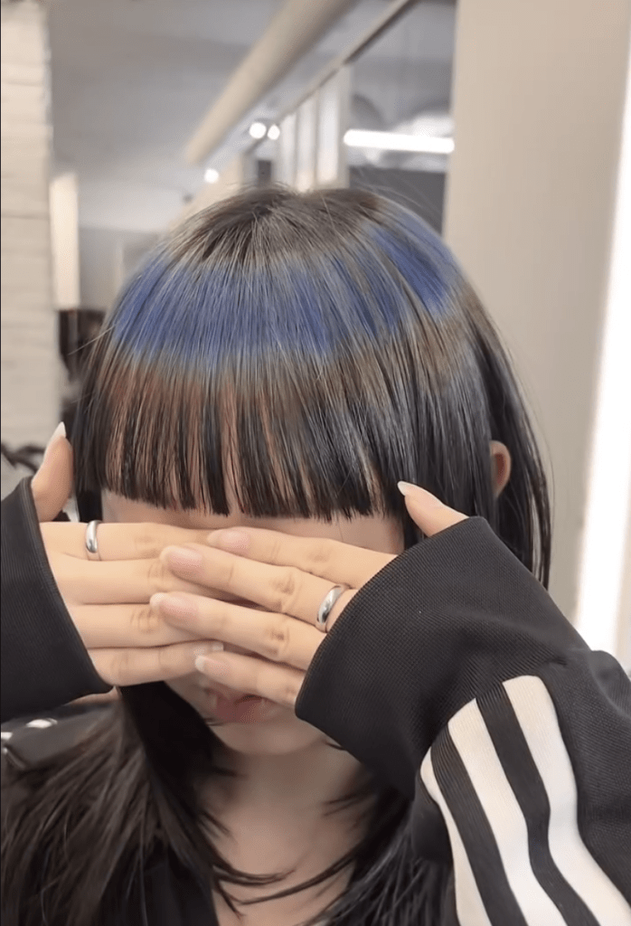 허쉬컷,홍대염색,홍대탈색,다희썜,엔젤링